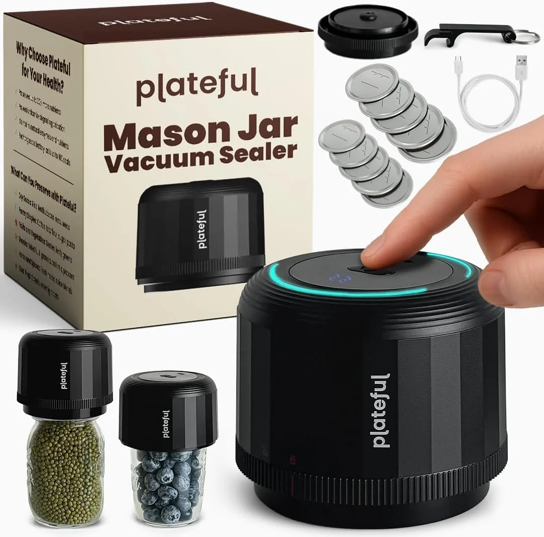 VacuFresh™ Mason Jar Vacuum Sealer