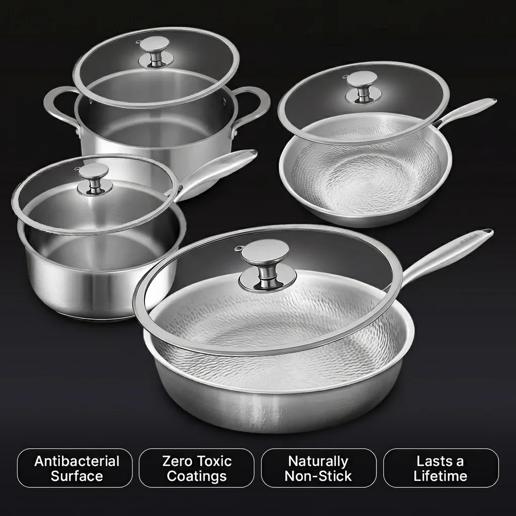 Titanium 8-Piece Cookware System™