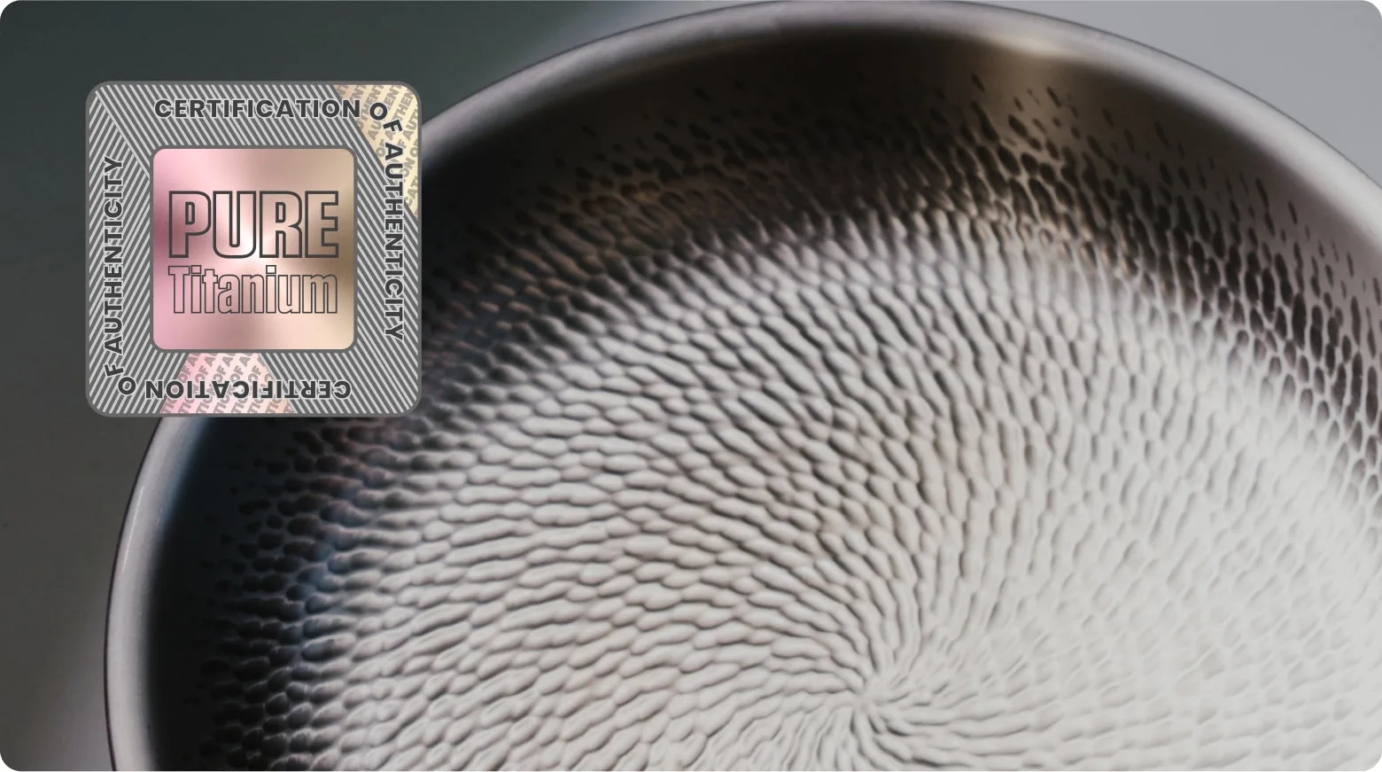 100% Certified Pure Titanium