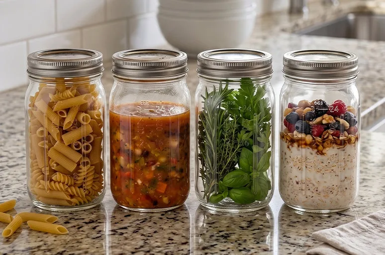 Plateful Mason Jars