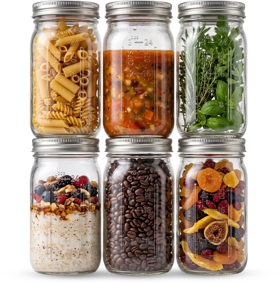 Plateful Mason Jars